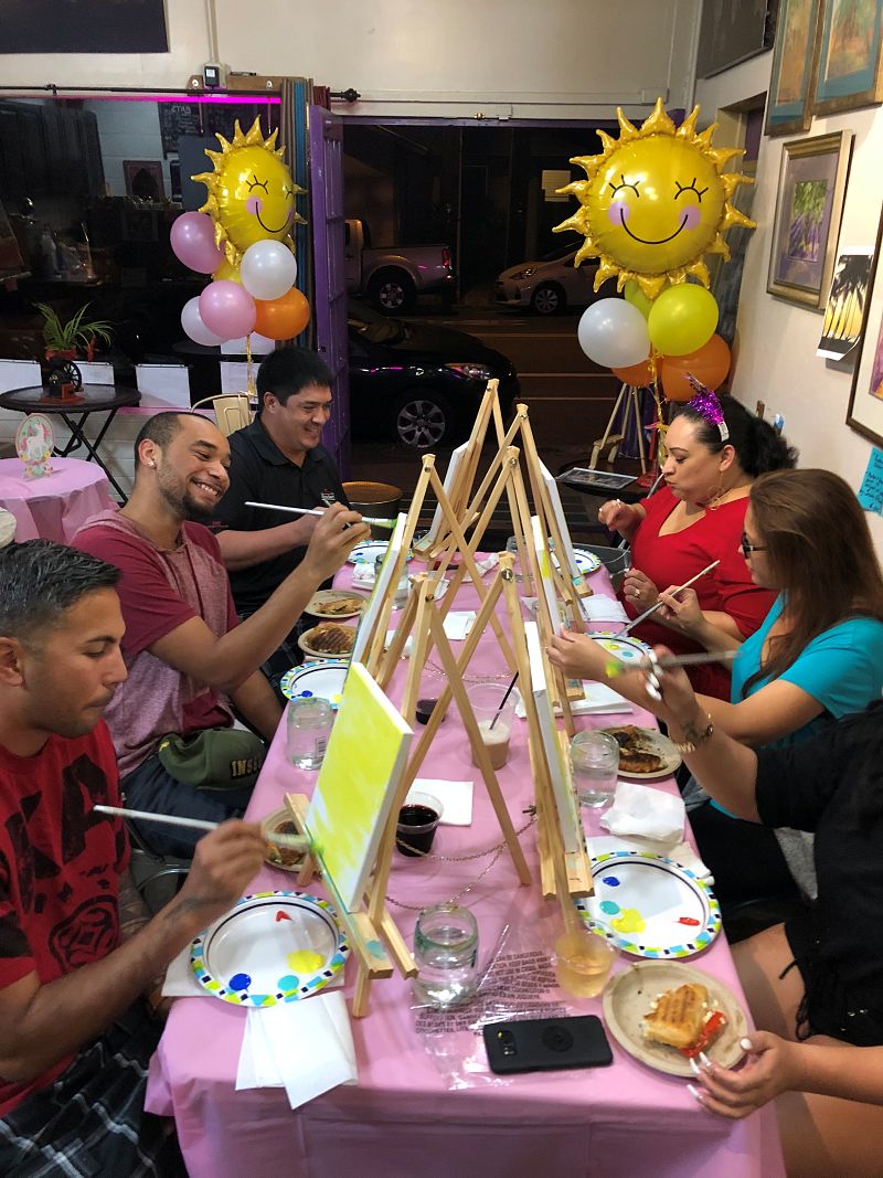 Painting Party in Honolulu